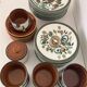 Tableware service plates and cups Argenteuil La Louvière Boch 1960