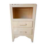 Old storage cabinet with two drawers