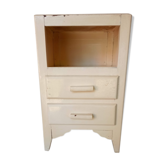 Old storage cabinet with two drawers