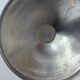 Set of 5 modernist dessert bowls in heavy stainless steel – In the style of