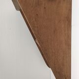 Shelf solid oak patinated years 50-60 years