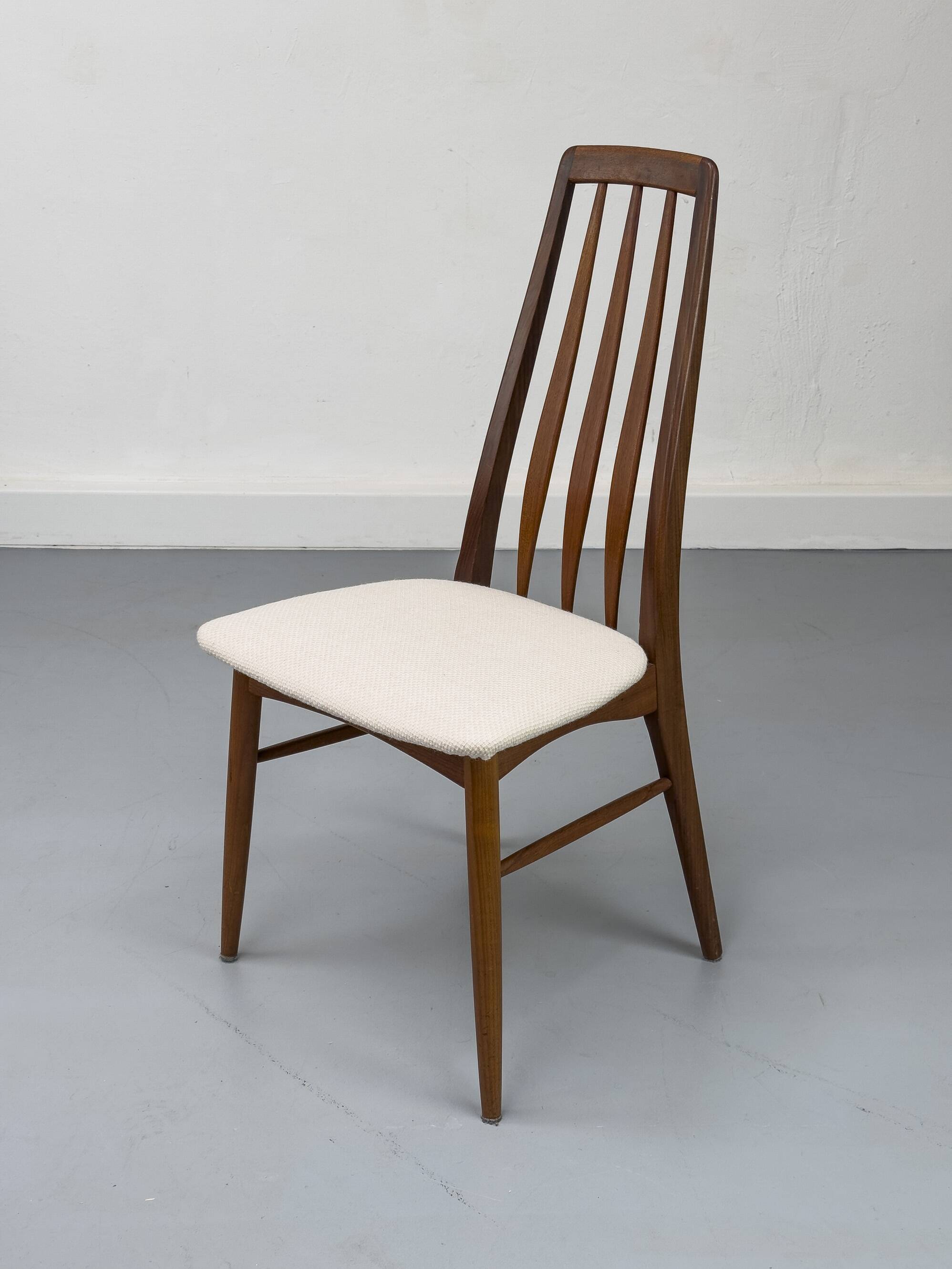 Chaises Eva en Teck par Niels Koefoed pour Koefoeds Hornslet, 1960s, Set de 6