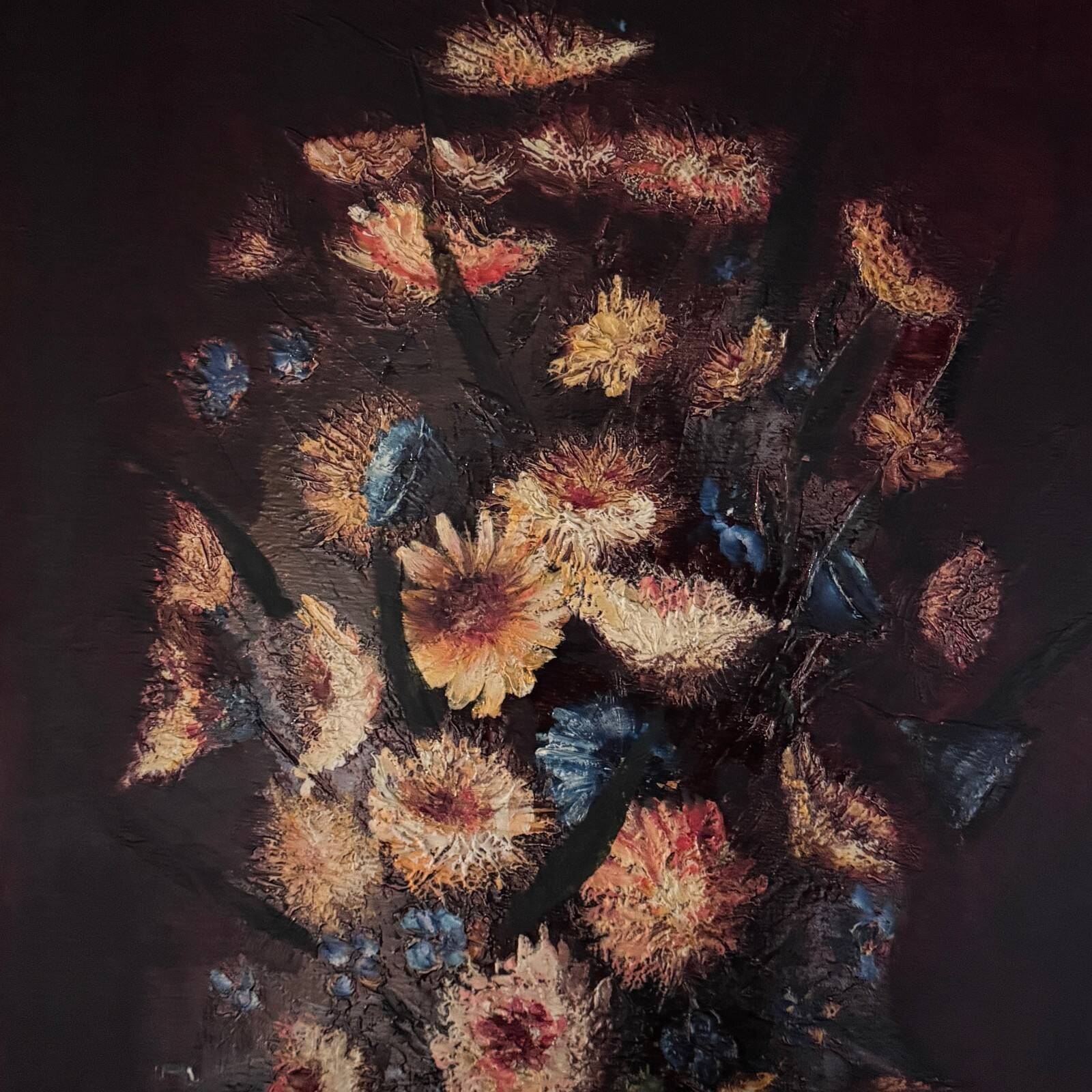 Still life with flowers by Raymond-Jean Bizet 20th century
