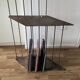 Brutalist steel console