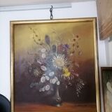 Tableau Andrée Cottray 1980, bouquet