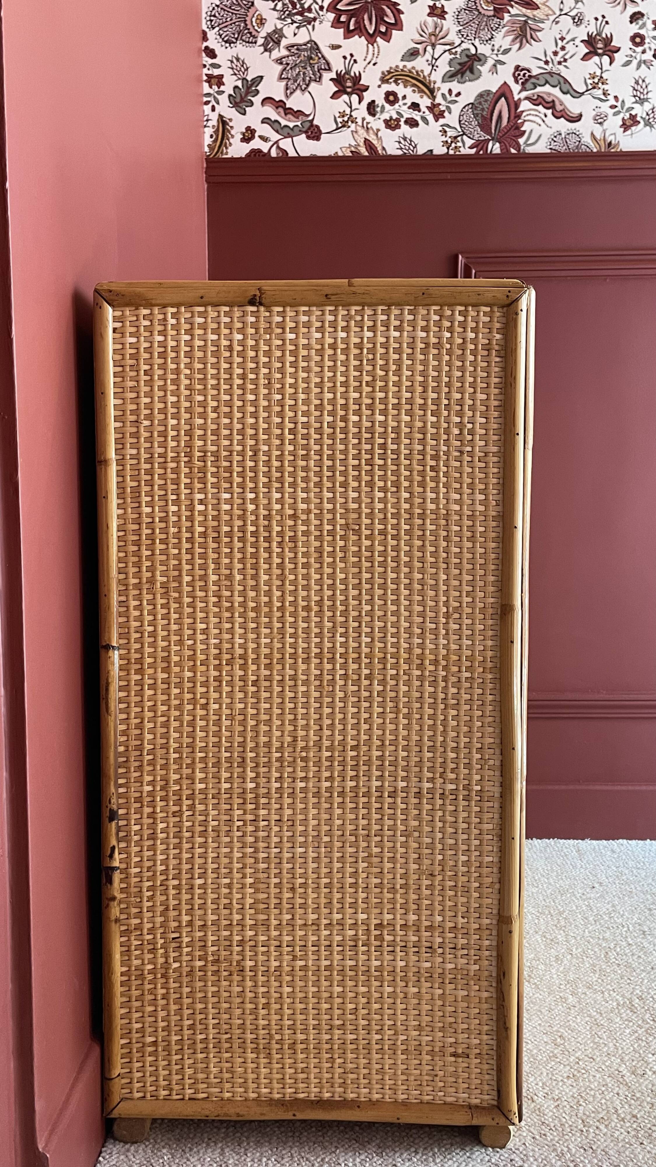 rattan chest of drawers