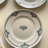 4 ironstone plates from Saint Amand