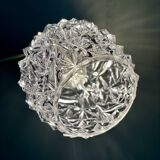 Vintage moulded glass elbow wall light