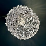 Vintage moulded glass elbow wall light