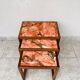Table basse gigogne en marbre 1960