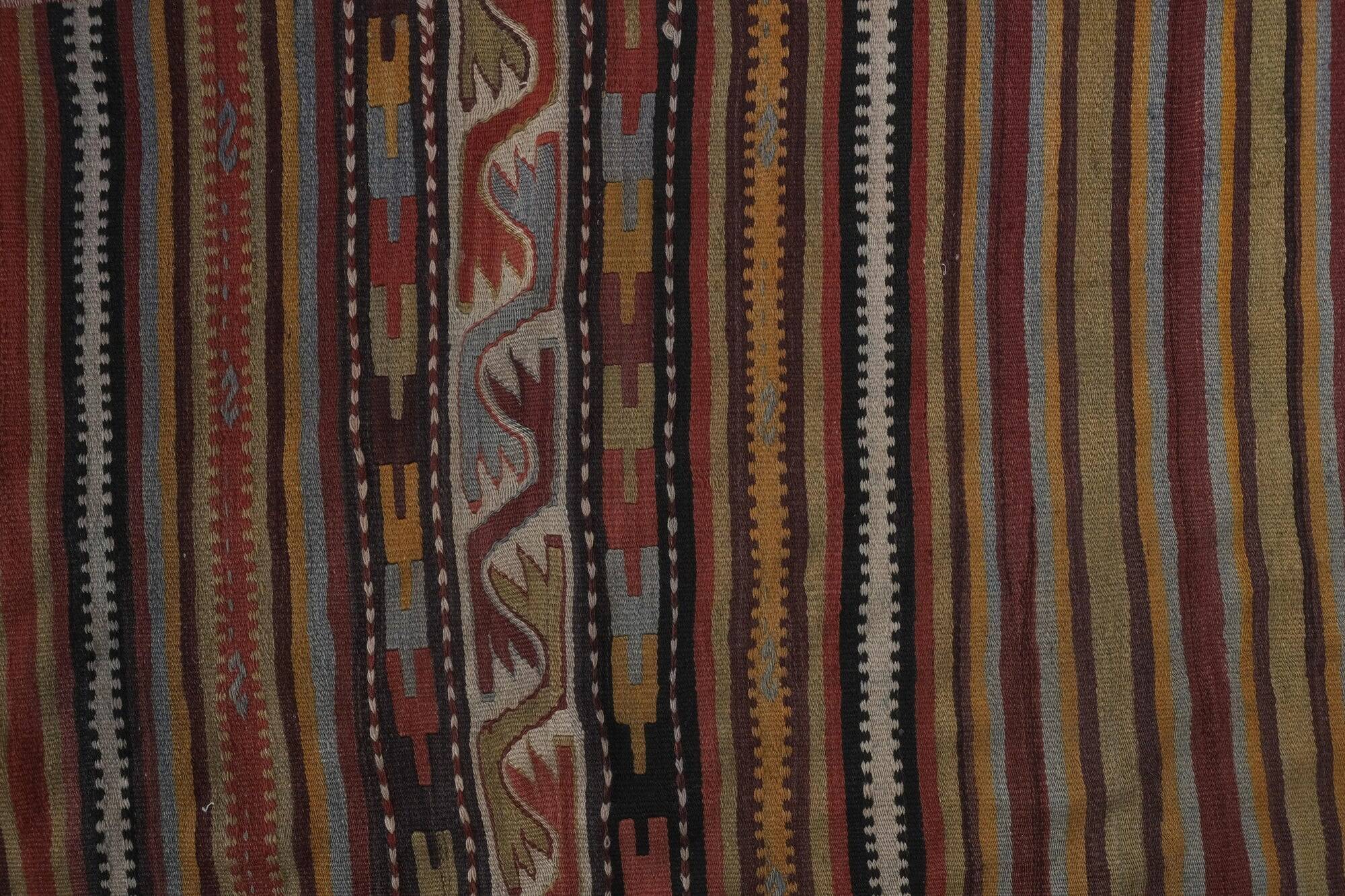 Tapis de couloir turc vintage