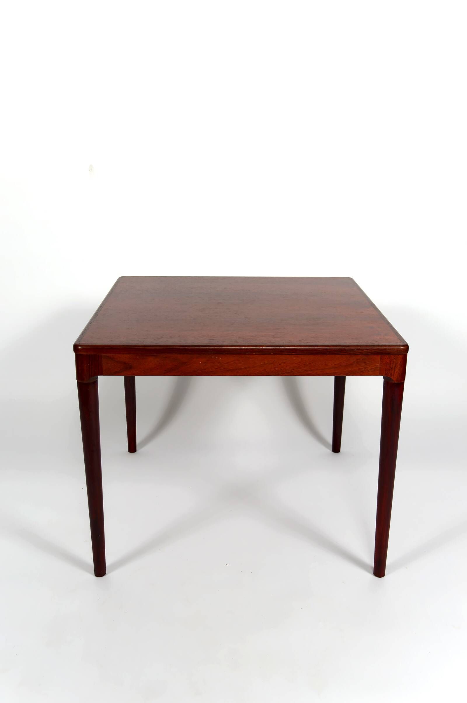 Scandinavian coffee table in exotic wood, around 1960.