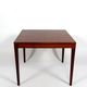 Scandinavian coffee table in exotic wood, around 1960.