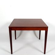 Scandinavian coffee table in exotic wood, around 1960.