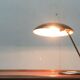 Metal table lamp model 6761 from the mid-century German period by Christian Dell for Kaiser Leuchten, 1960s.