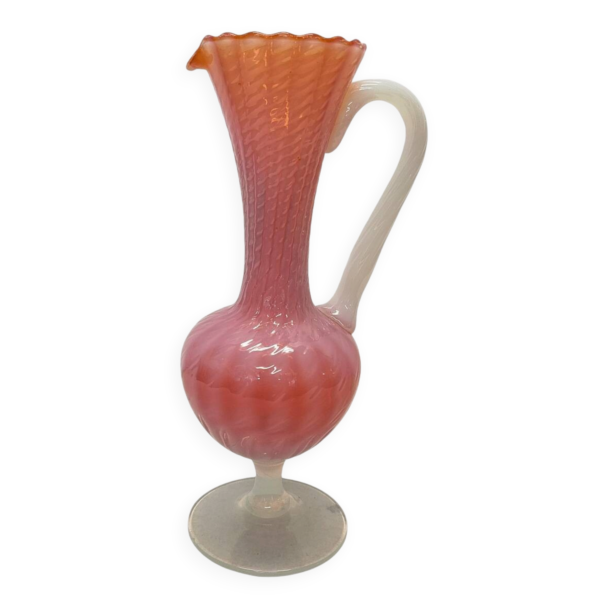 Vintage Selvia Opalina Decanter, 1960s