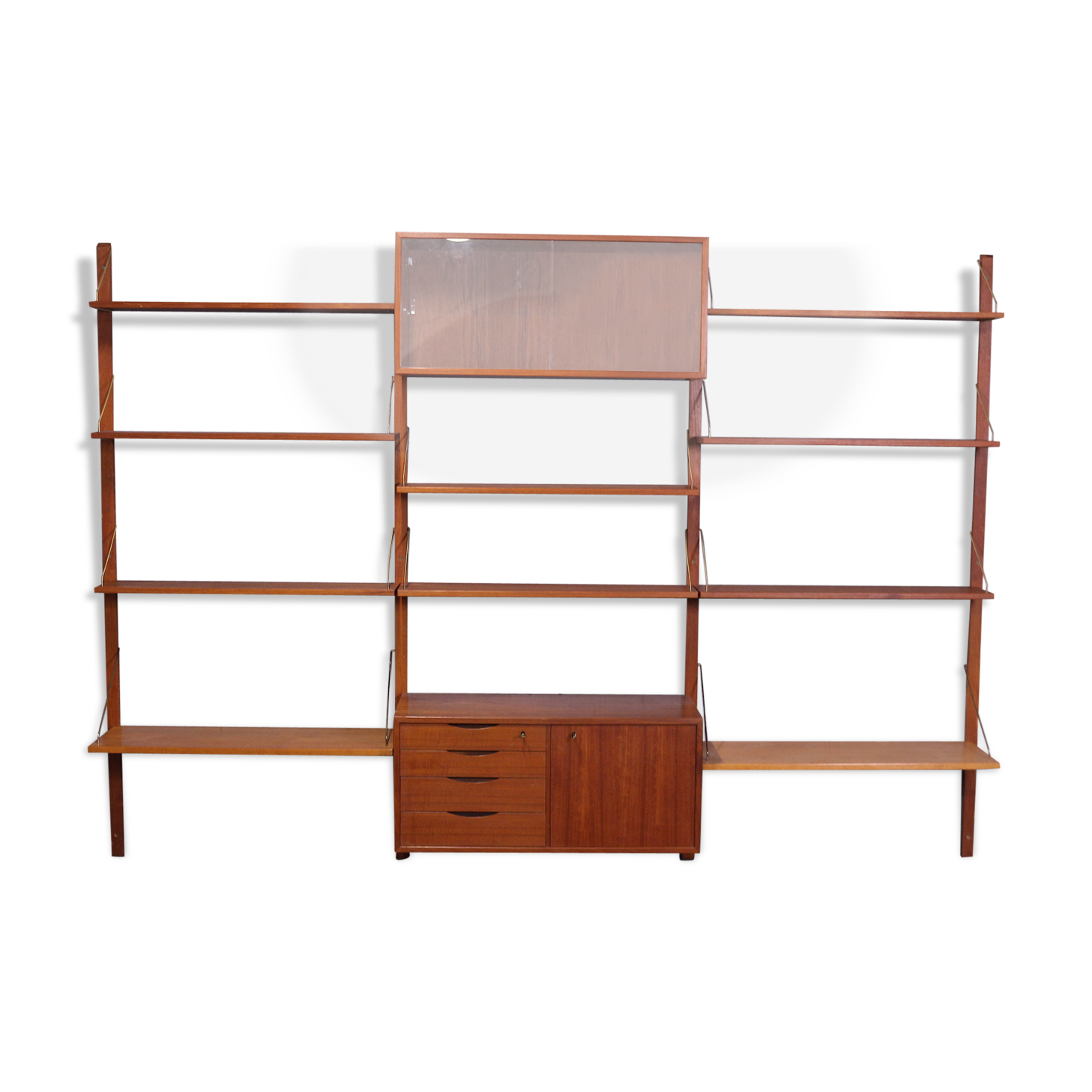 Mid century wall unit by Tørbjorn Afdal for Bruksbo, Norway 1960's