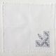 Embroidered tablecloth with 12 matching napkins