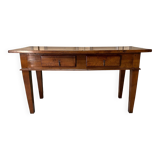 Console espagnole en noyer, début XIXe siècle