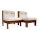 Guilleumas armchair. Upholstered in raw. Spain 70s
