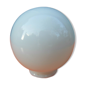 Small globe, white opaline ceiling lamp, vintage