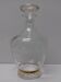 Carafe glass gilded and engraved