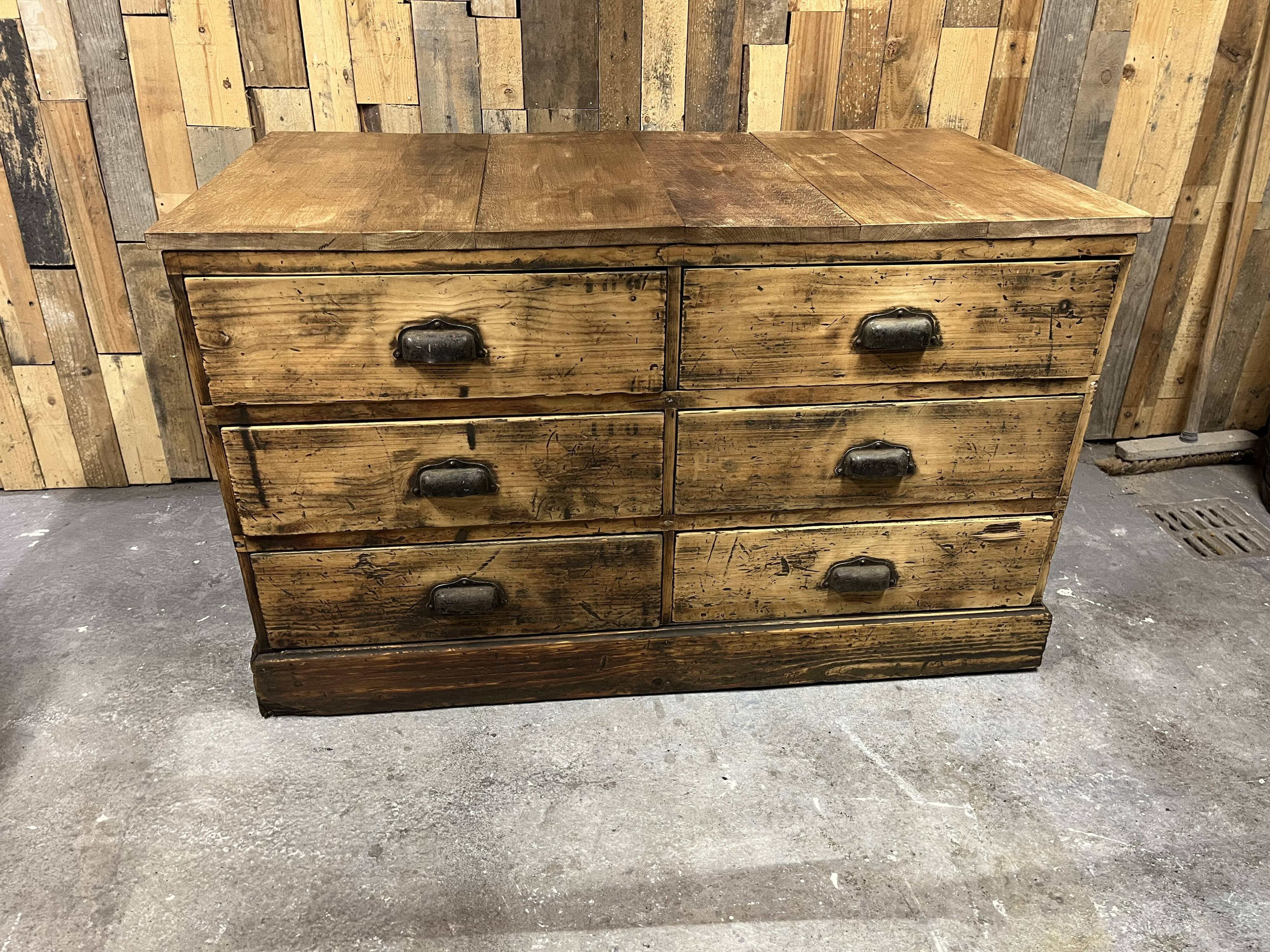 Antique wooden shoe cabinet