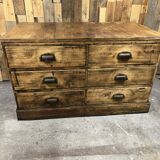 Antique wooden shoe cabinet