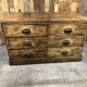 Antique wooden shoe cabinet
