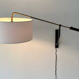Wall lamp with arms and counterweight 1950