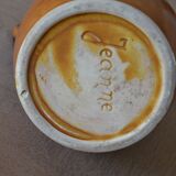 Poet Laval pitcher signed Jeanne