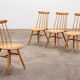 4 Dining room chairs made by Asko, 1960 Finland