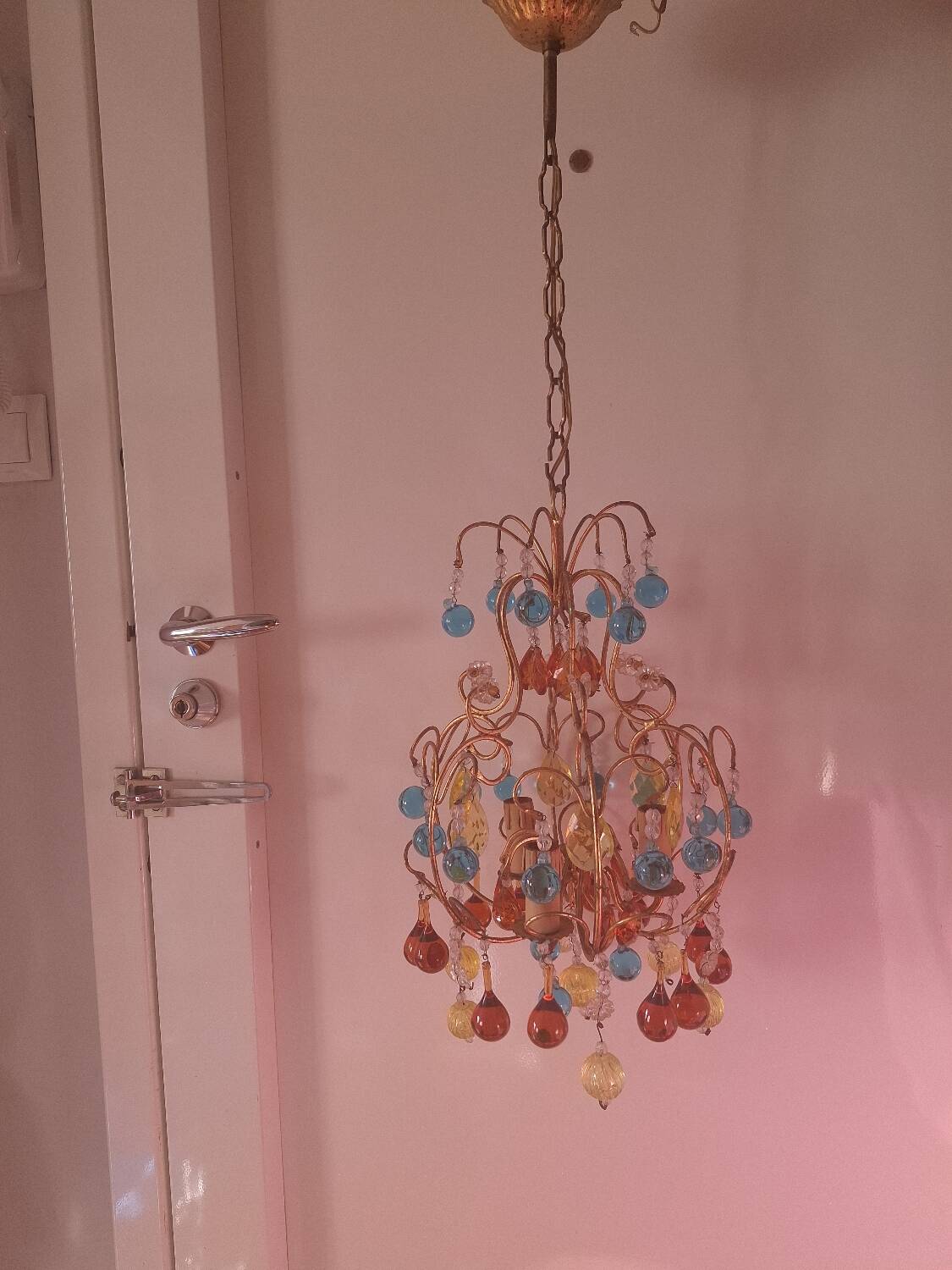 Vintage crystal chandelier