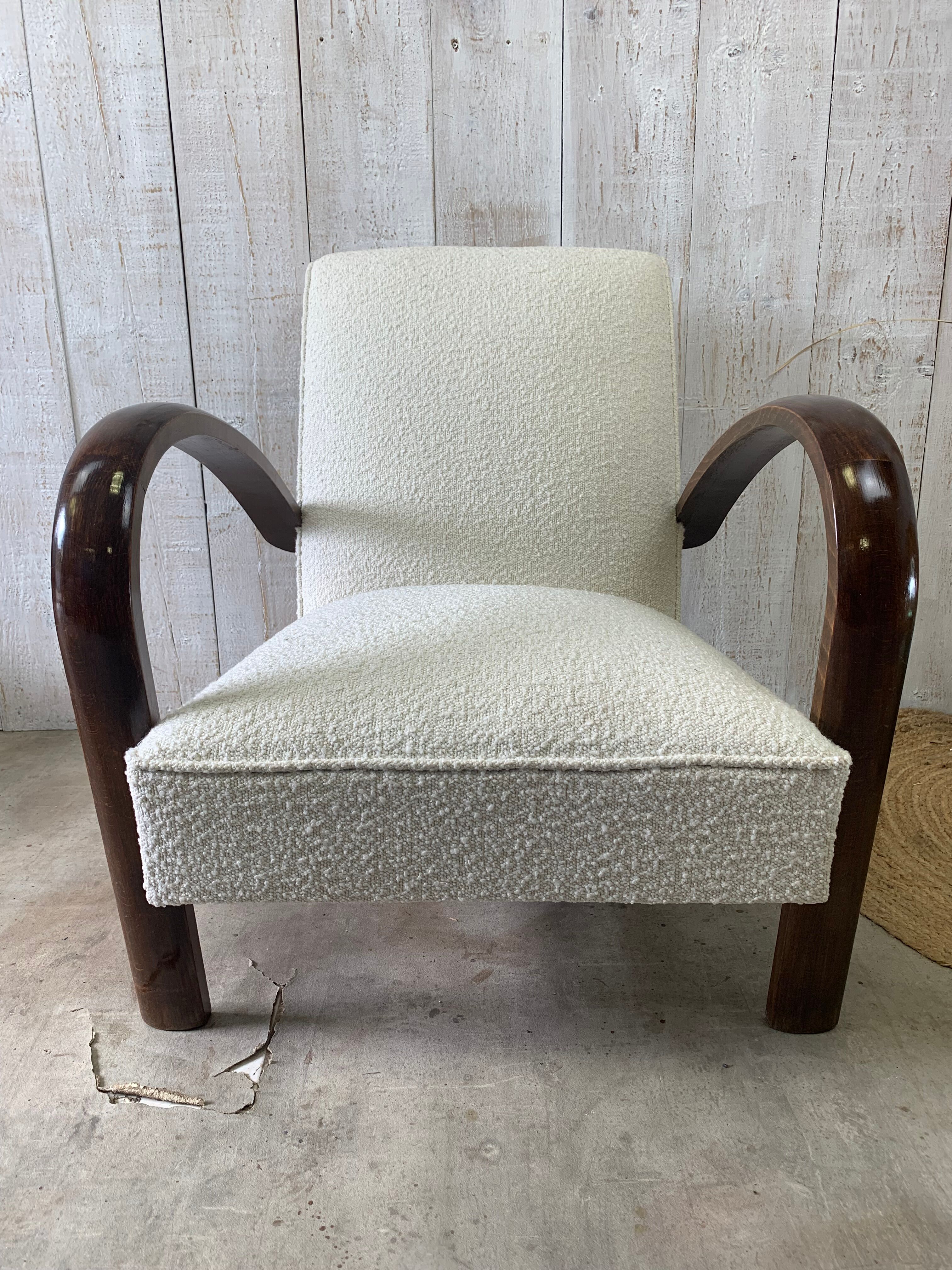 Fauteuil des années 50 restauré