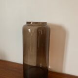 Smoked glass vase