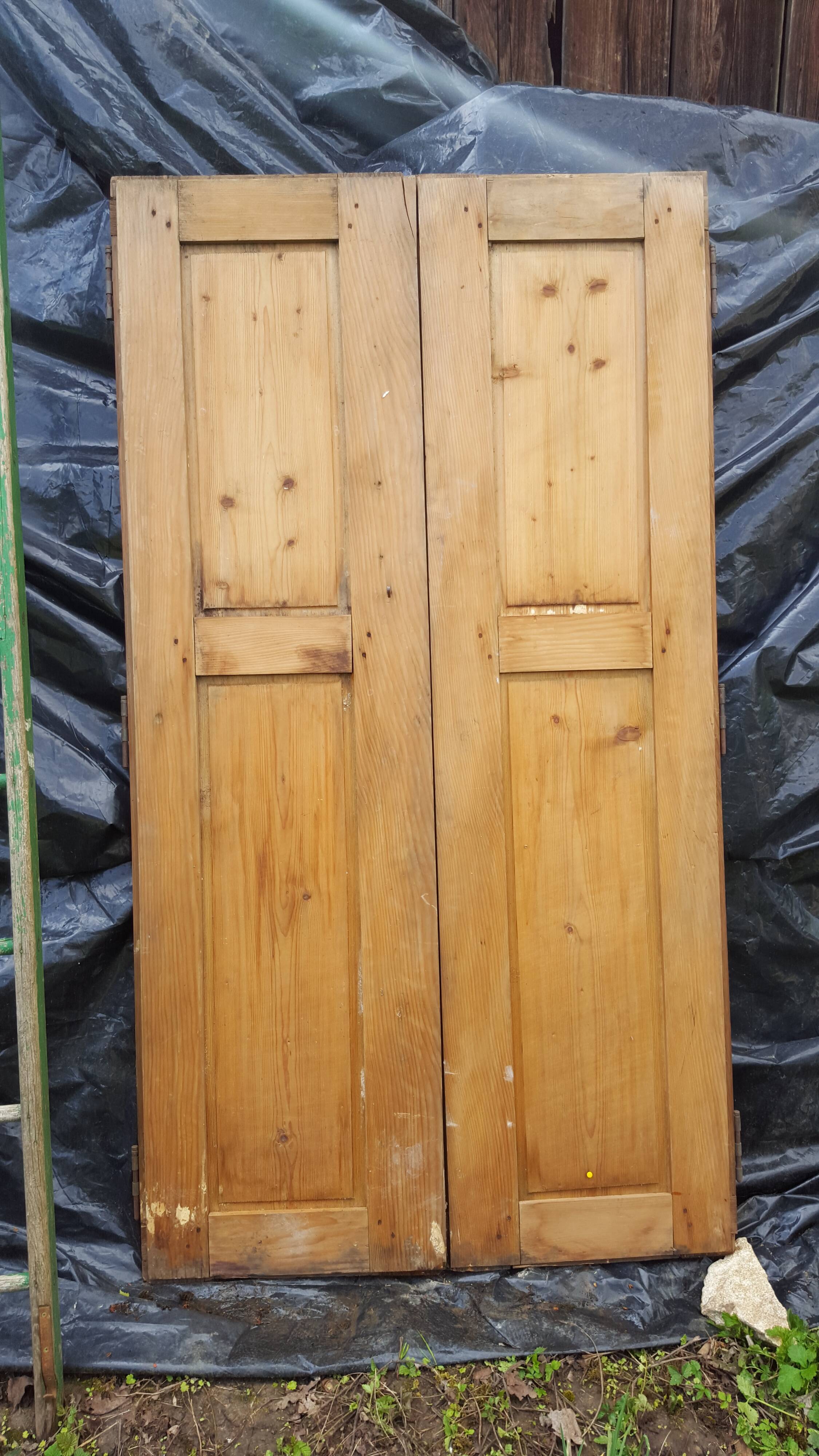 Pair of old closet doors
