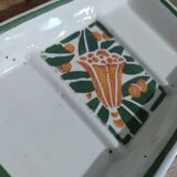 Empty pocket vintage ceramic soap holder