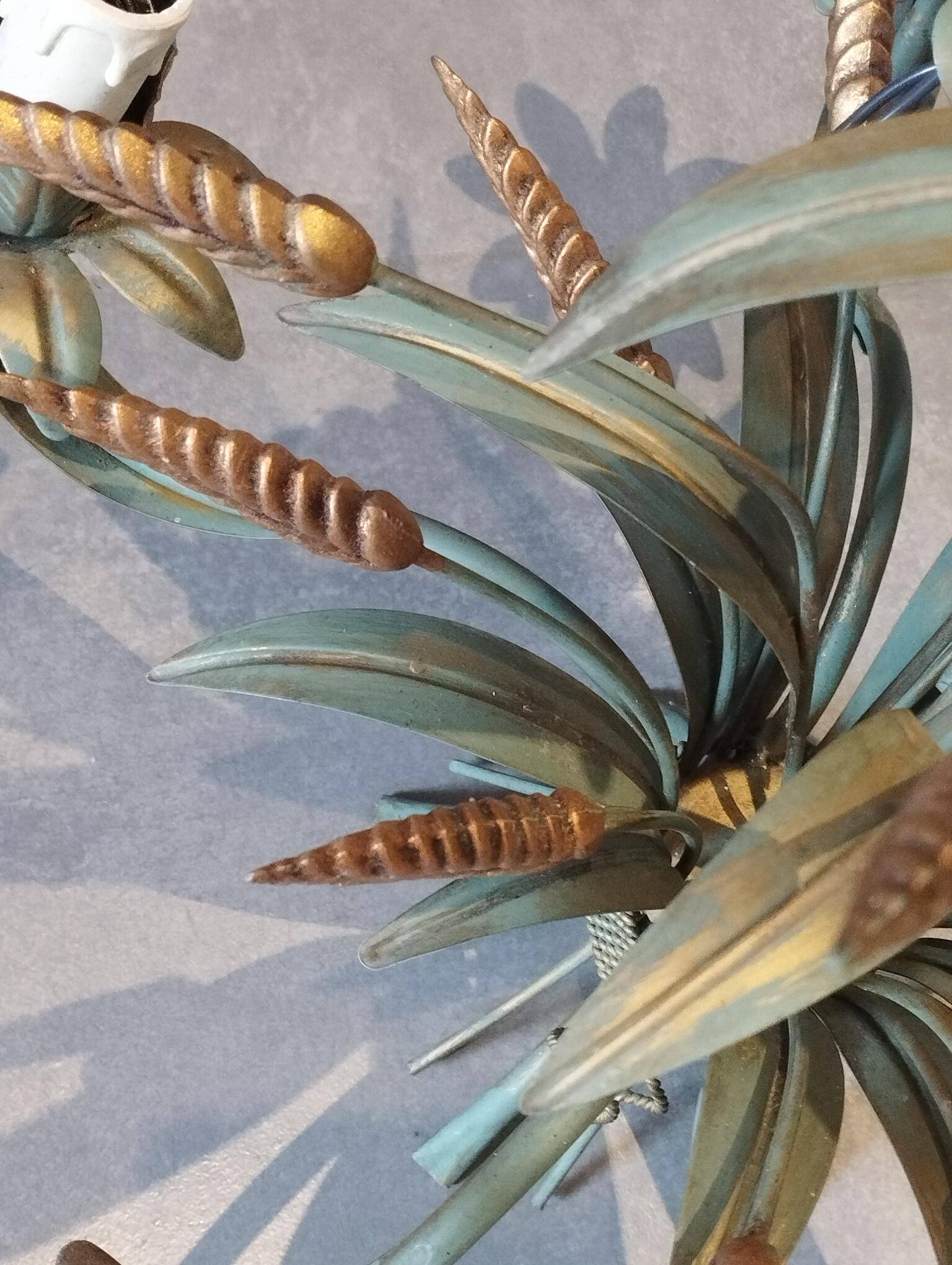 Chandelier, "Wheat Ears" suspension by Masca - circa 1970