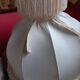 2 white lampshades