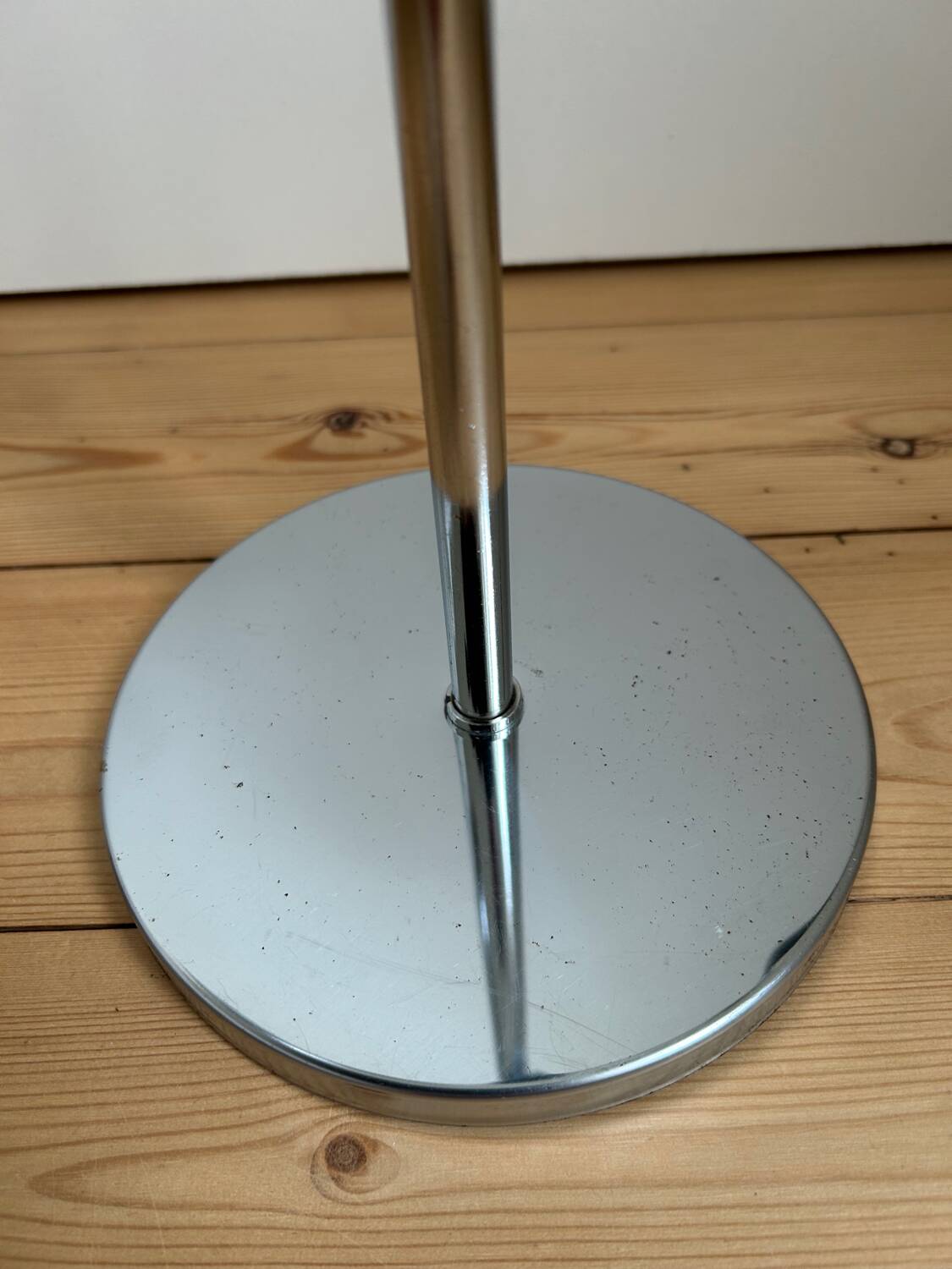 Vintage chrome metal desk lamp