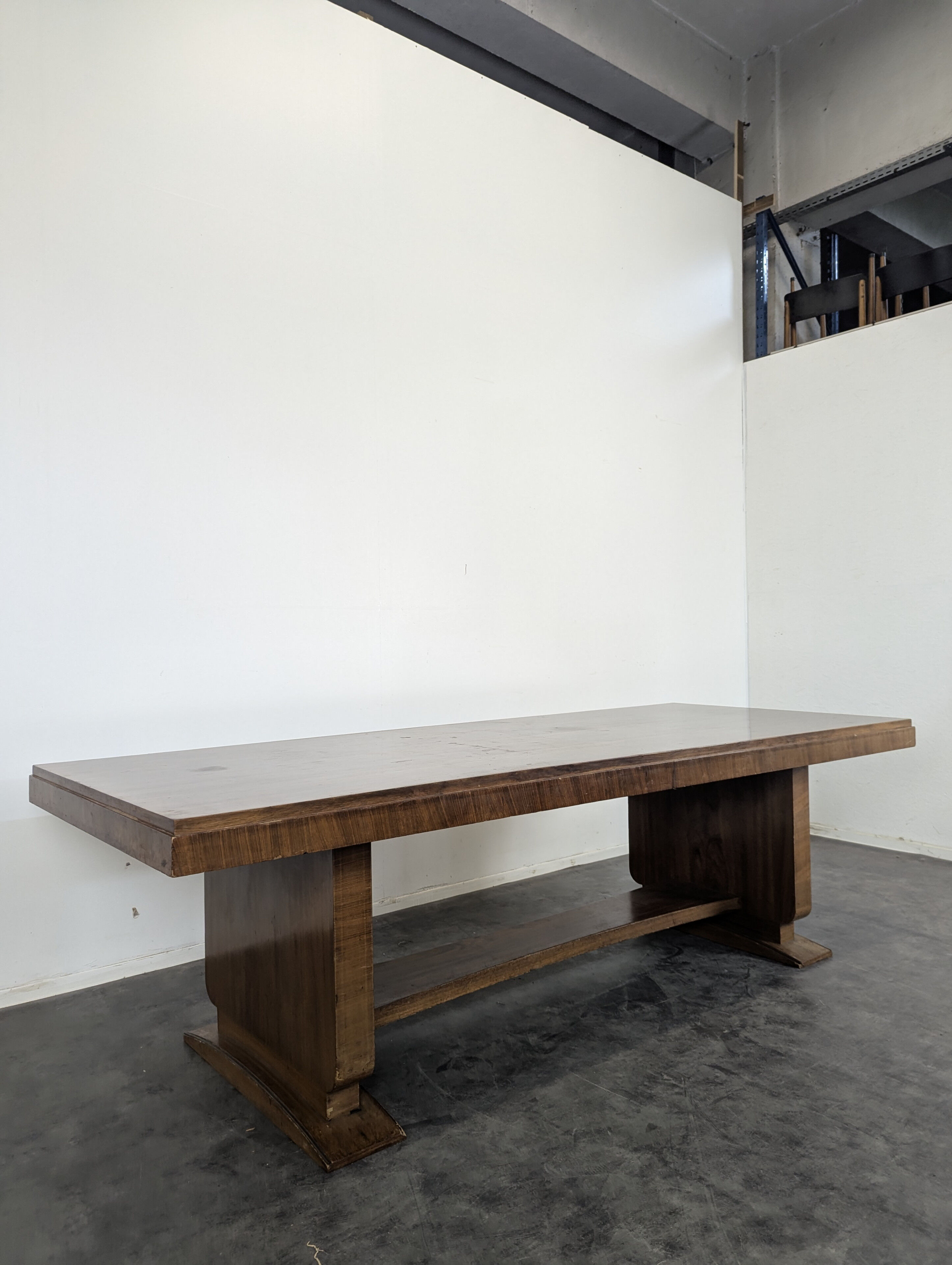 Art Deco desk table in rosewood