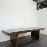 Art Deco desk table in rosewood