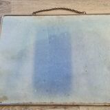Old rectangular barber wall mirror, 39x29 cm