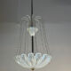 Colourless Murano glass chandelier, Venice circa 1940