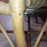 Fauteuils rotin ancien