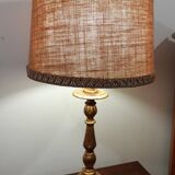 Gilded wood lamp, 1970