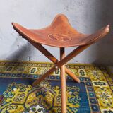 Fred Harvey Leather Arizona 82 Folding Stool