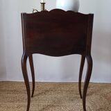Louis XV style oak bedside table
