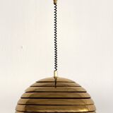 Midcentury Modern Brass Chandelier by Vereinigte Werkstätten, 1960