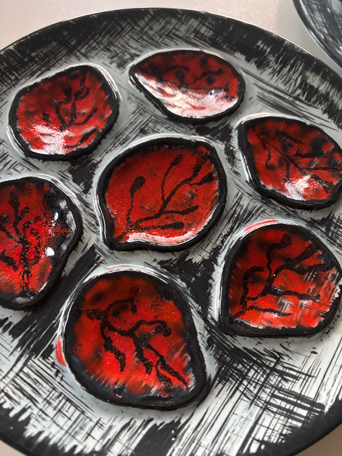 Oyster plates MBFA Pornic